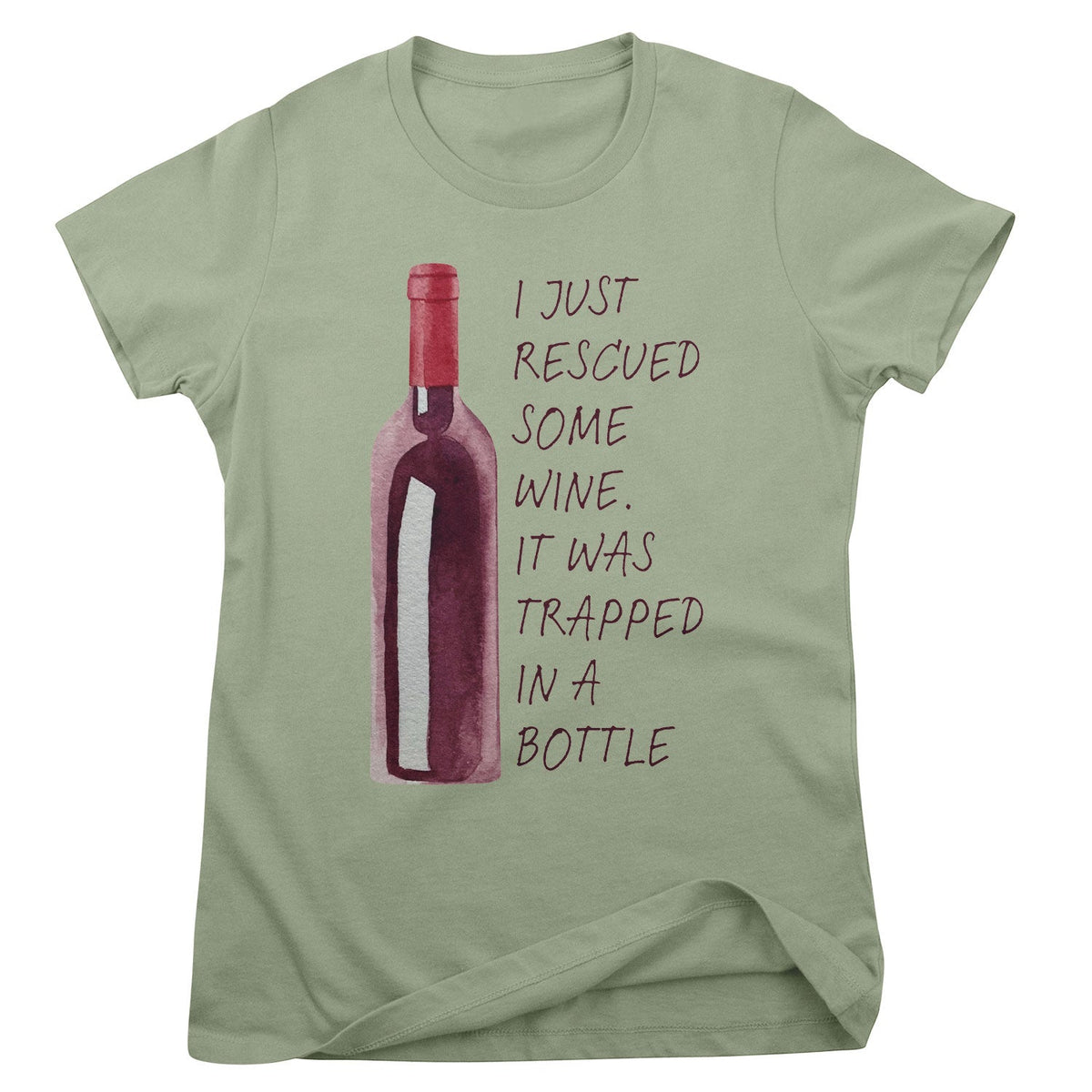 Wine Resque Girly Tee – T-shirt femme