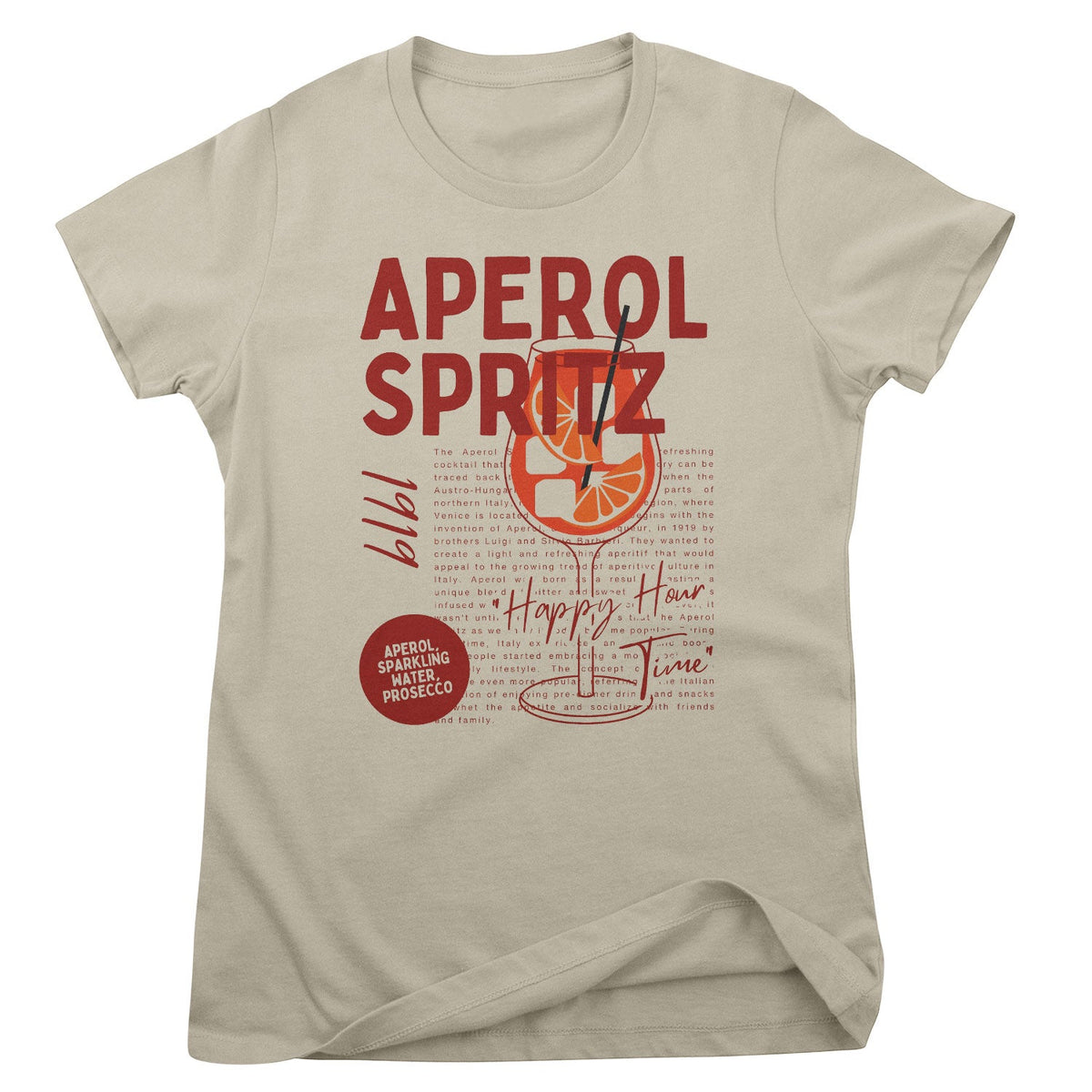 Aperol Spritz - Happy Hour Time Girly Tee – T-shirt femme