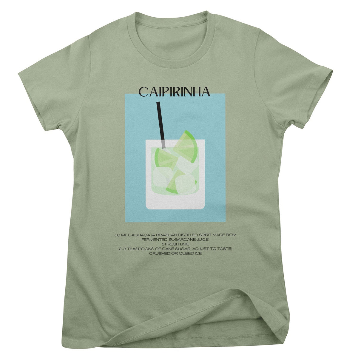 Caipirinha - Coctail Recipe Girly Tee – T-shirt femme