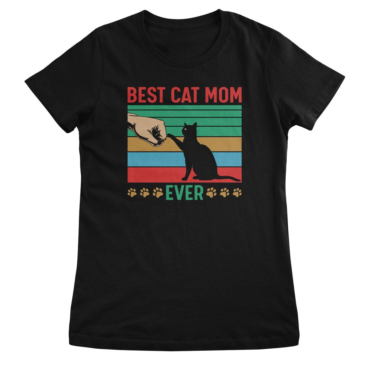 Best Cat Mom Ever Girly Top – Top femme