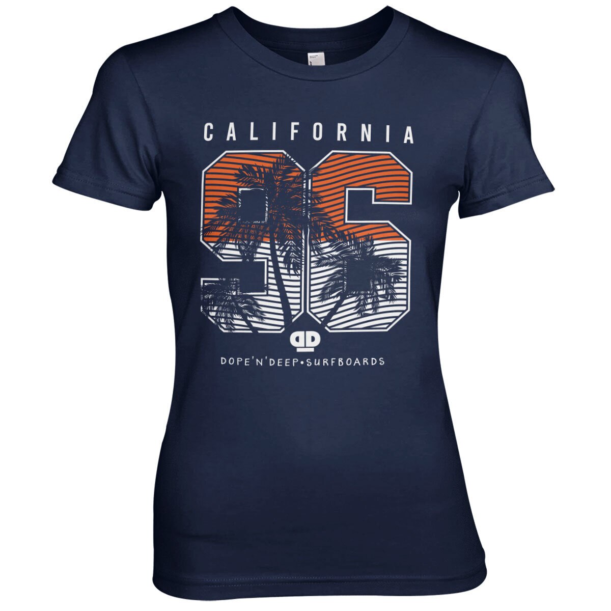 Dope'n'Deep California 96 Girly Tee – T-shirt femme