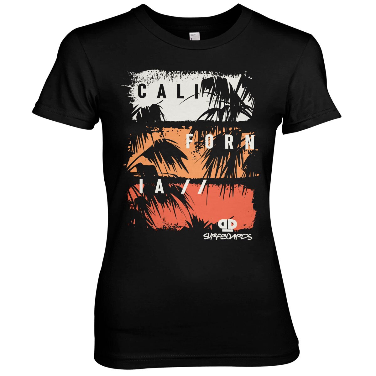 D&D California Palms Girly Tee – T-shirt femme