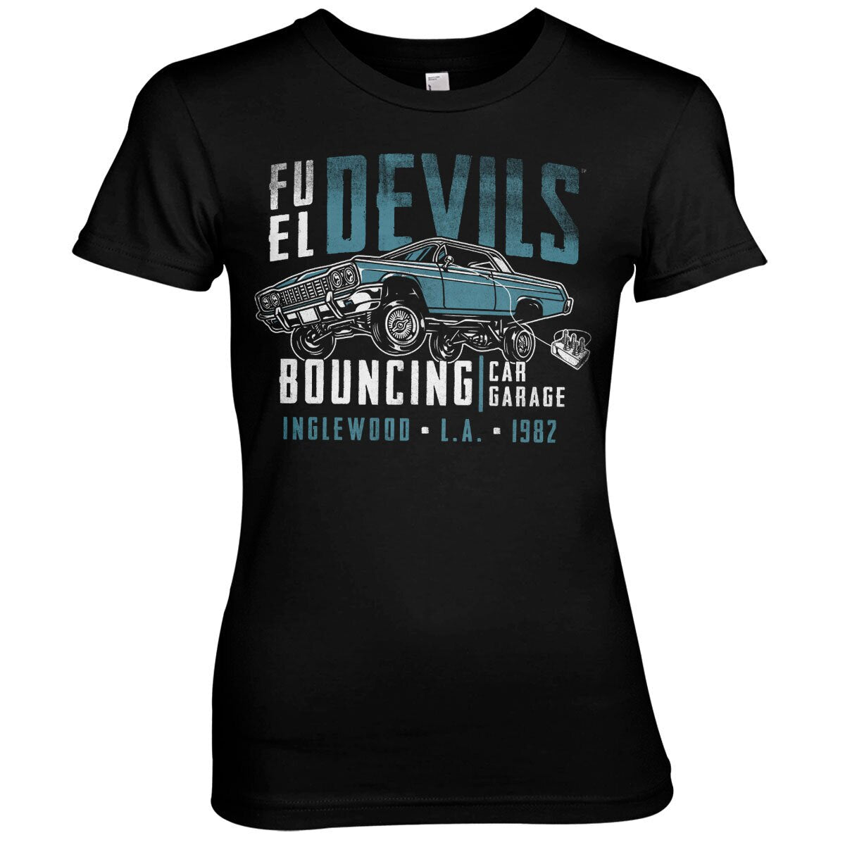 Fuel Devils Bouncing Garage Girly Tee – T-shirt femme