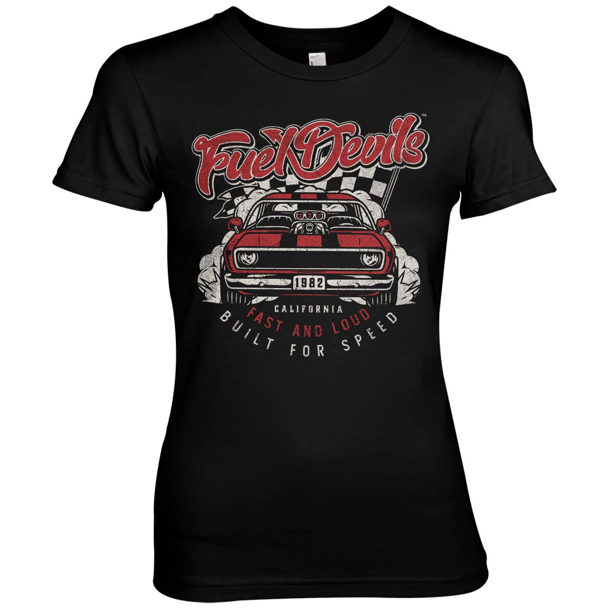 Fuel Devils Fast And Loud Girly Tee – T-shirt femme
