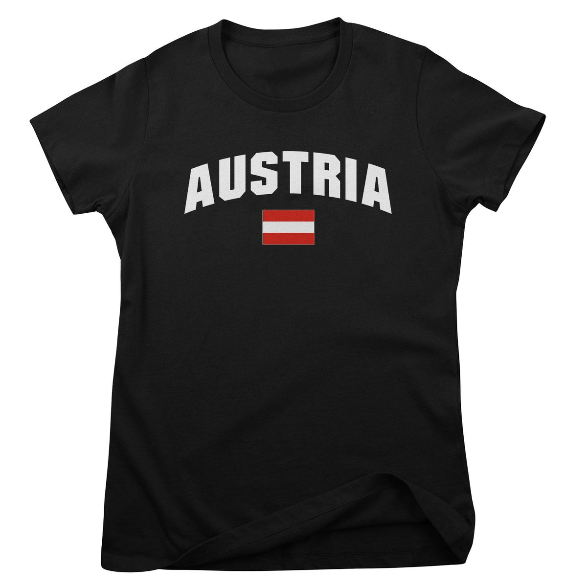 Austria Flag Girly Tee – T-shirt femme