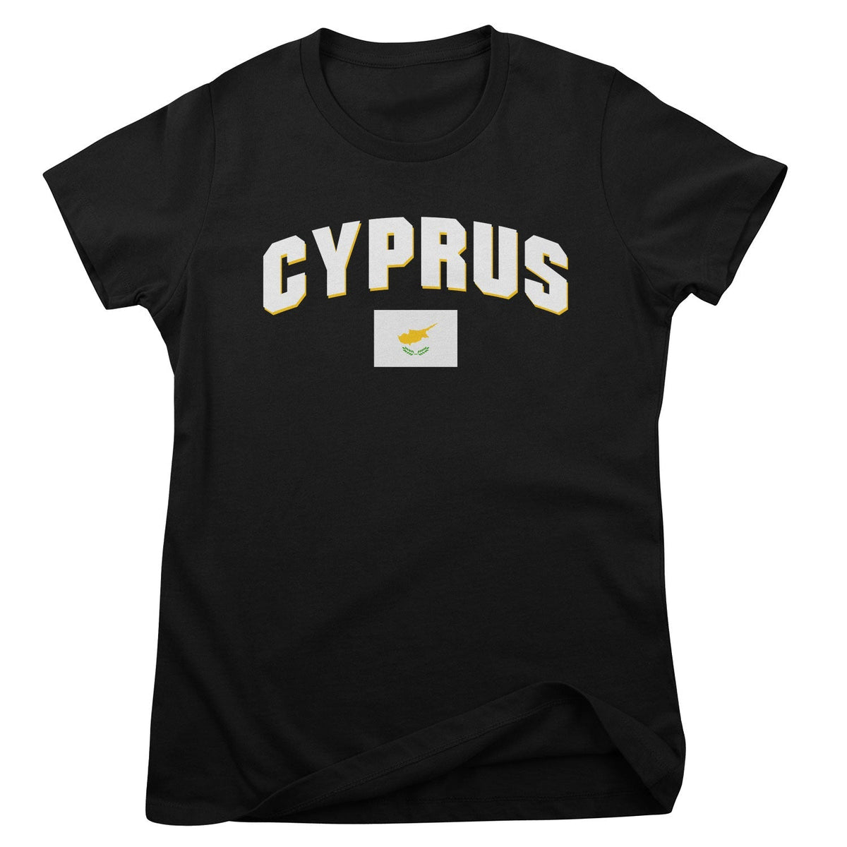 Cyprus Flag Girly Tee – T-shirt femme