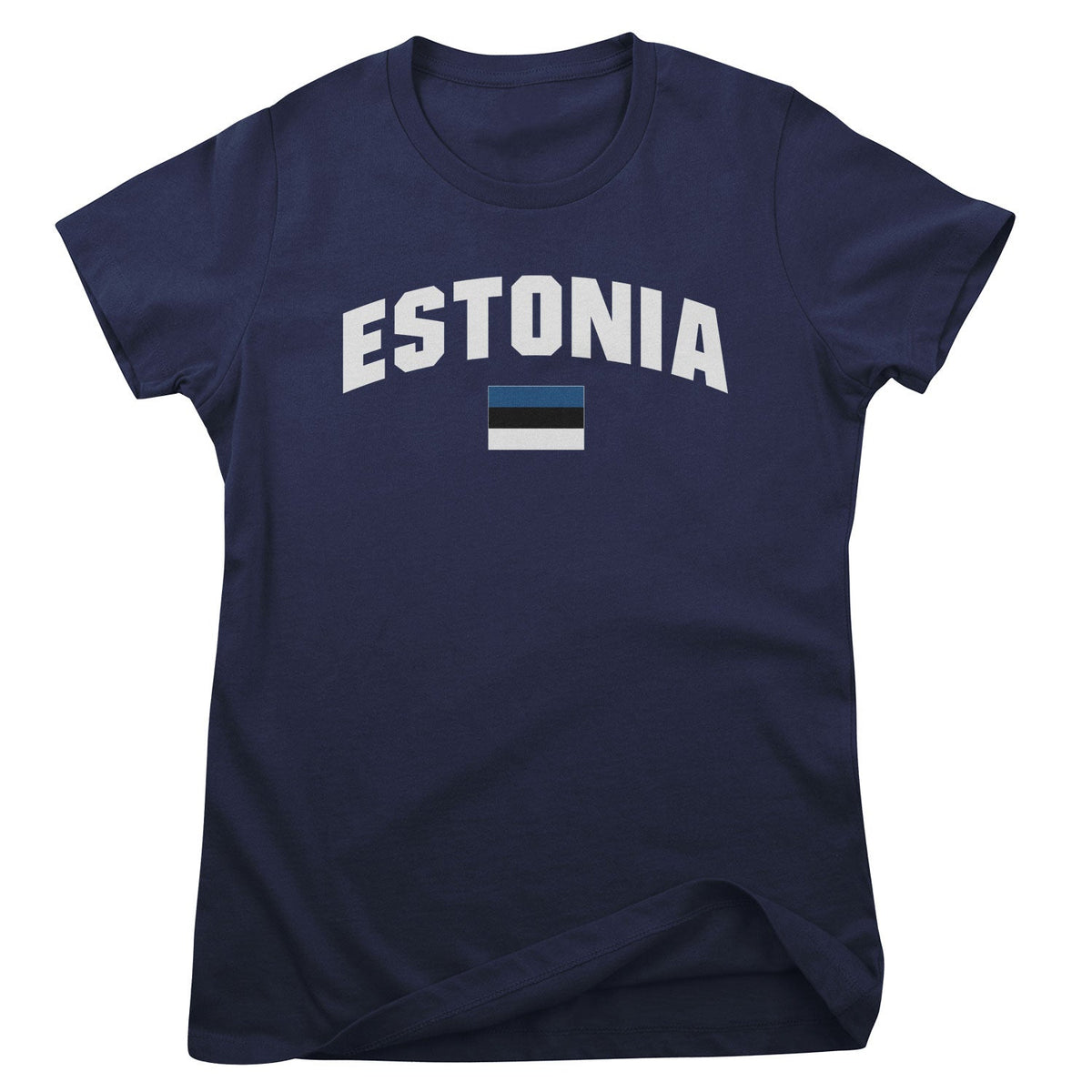 Estonia Flag Girly Tee – T-shirt femme
