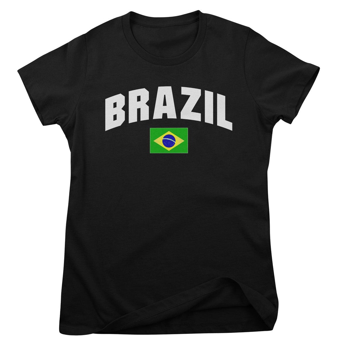 Brazil Flag Girly Tee – T-shirt femme