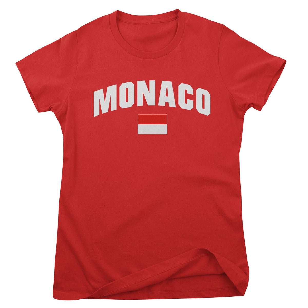 Monaco Flag Girly Tee – T-shirt femme