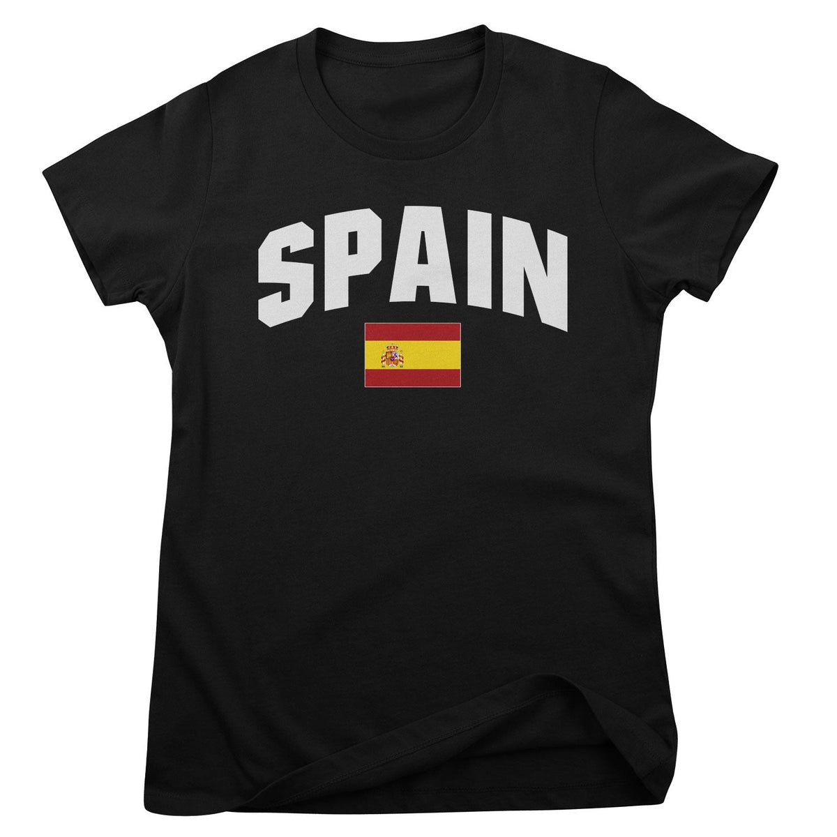Spain Flag Girly Tee – T-shirt femme