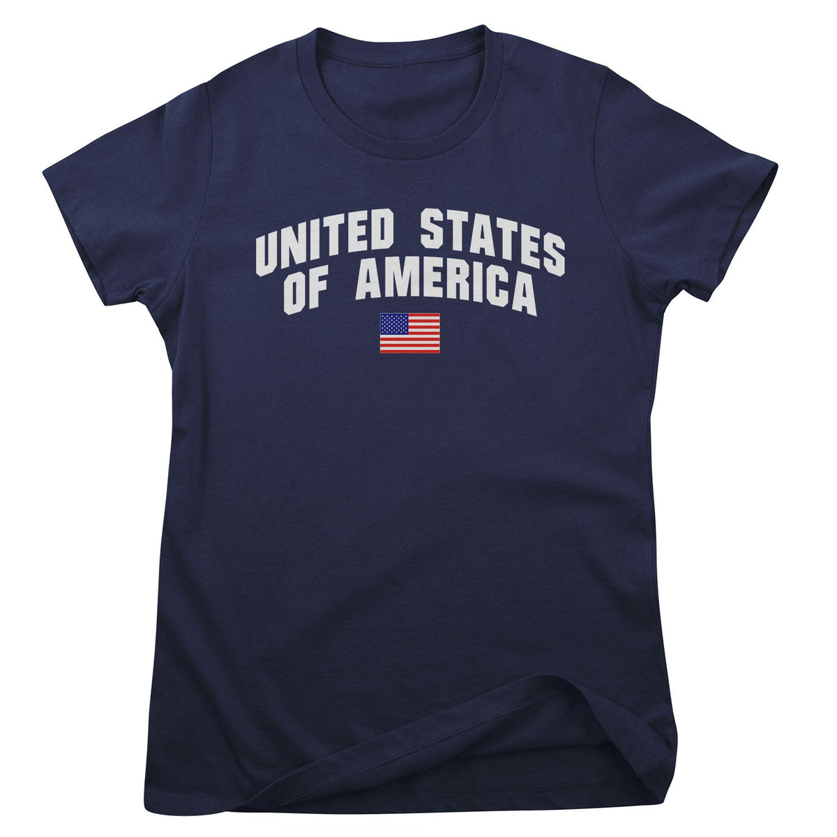 United States of America Flag Girly Tee – T-shirt femme