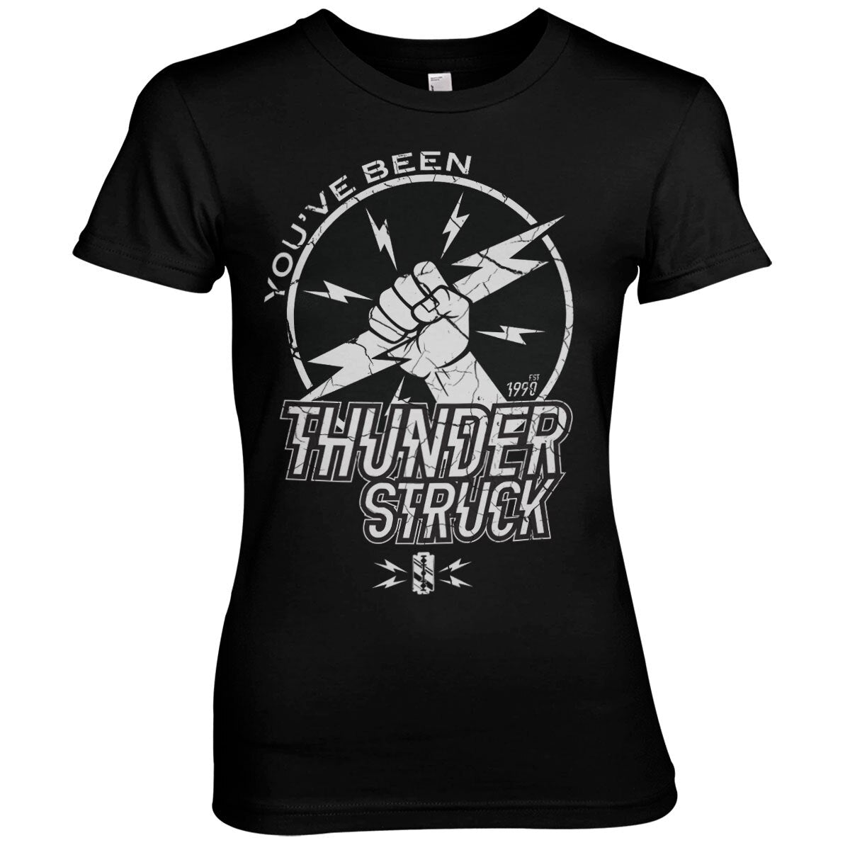 You've Been Thunderstruck Girly Tee – T-shirt femme