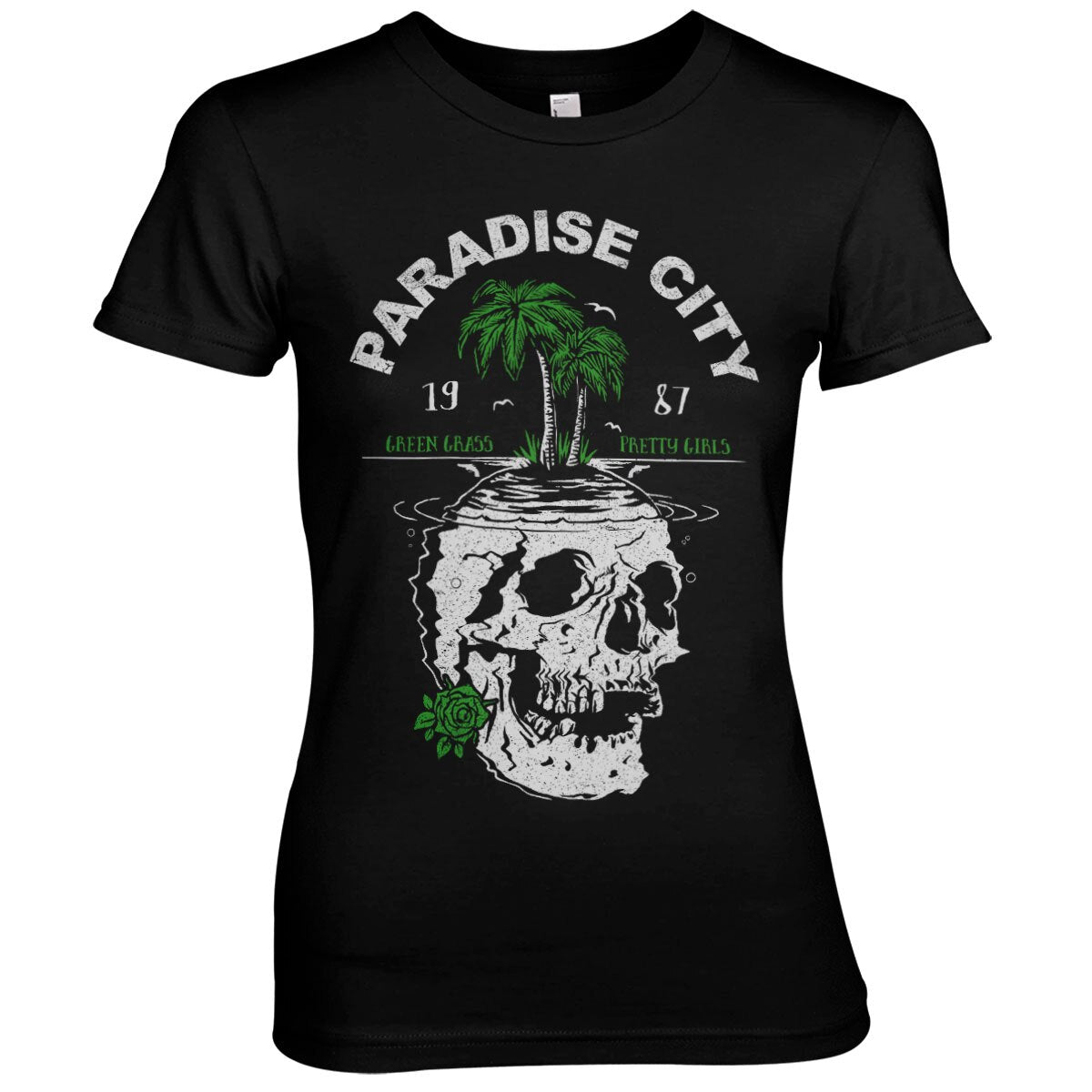 Paradise City Girly Tee – T-shirt femme