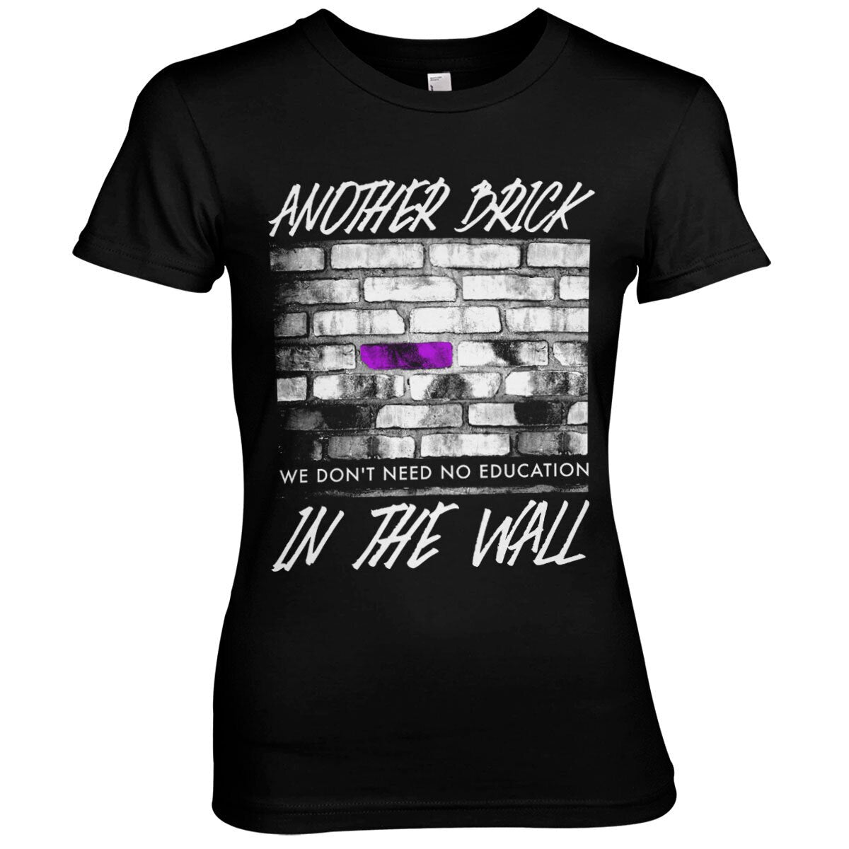 Another Brick In The Wall Girly Tee – T-shirt femme