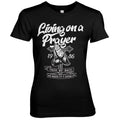 Living On A Prayer Girly Tee – T-shirt femme
