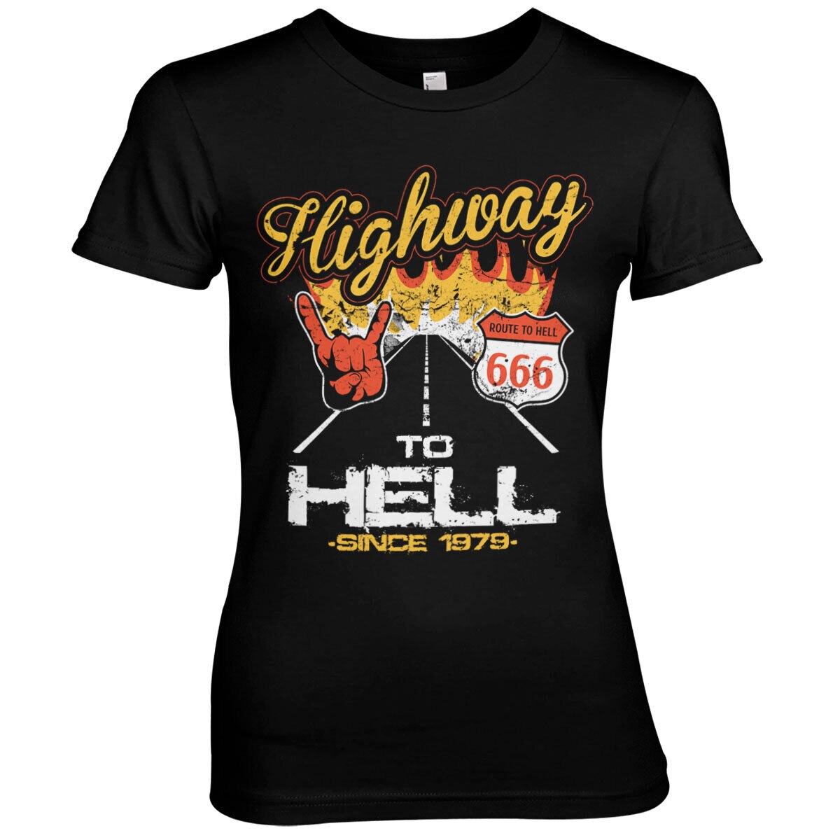 Highway To Hell Girly Tee – T-shirt femme