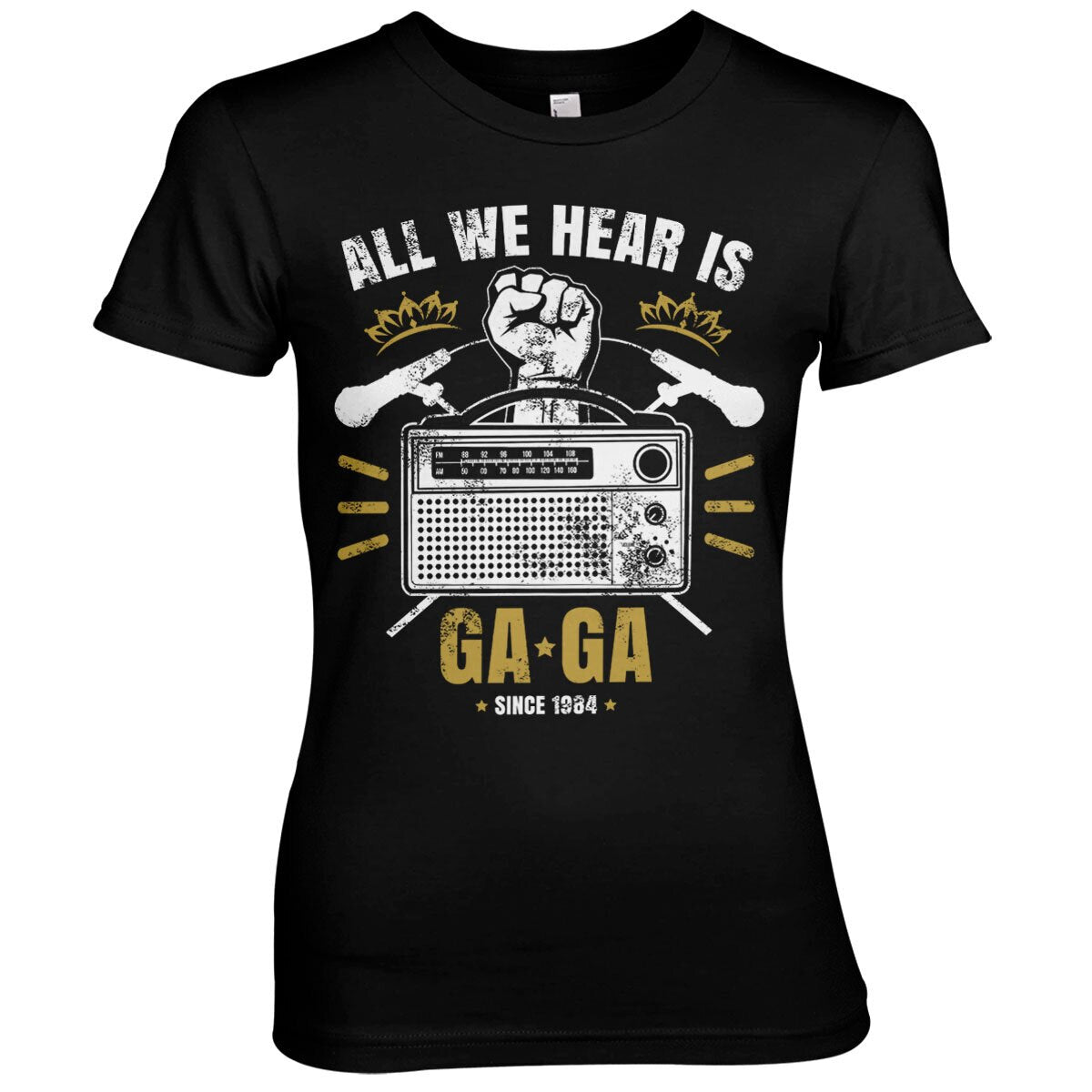 Radio Ga Ga Girly Tee – T-shirt femme