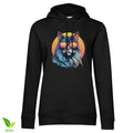 Sunset Cat Shades Girly Hoodie – Sweat à capuche femme