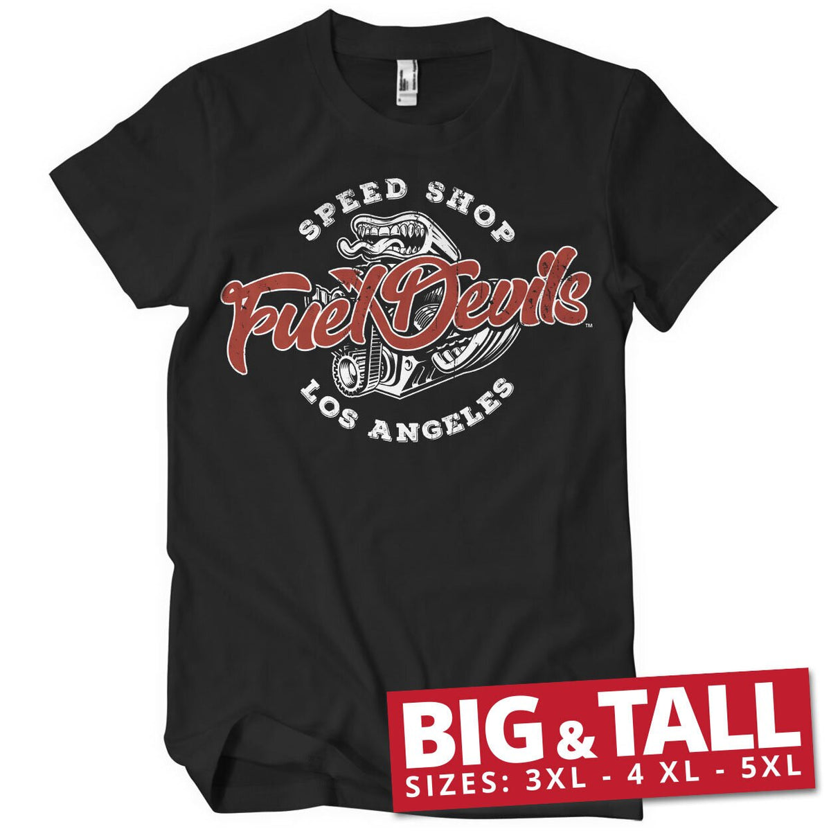 Fuel Devils Speed Shop Big & Tall T-Shirt – T-shirt grande taille