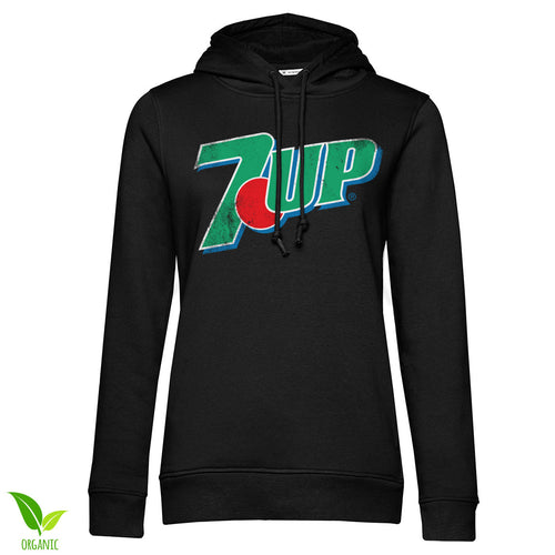 7-UP 80s Washed Logo Girly Hoodie – Sweat à capuche femme