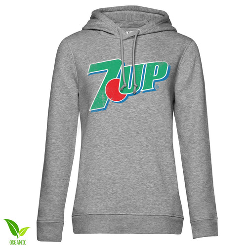 7-UP 80s Washed Logo Girly Hoodie – Sweat à capuche femme