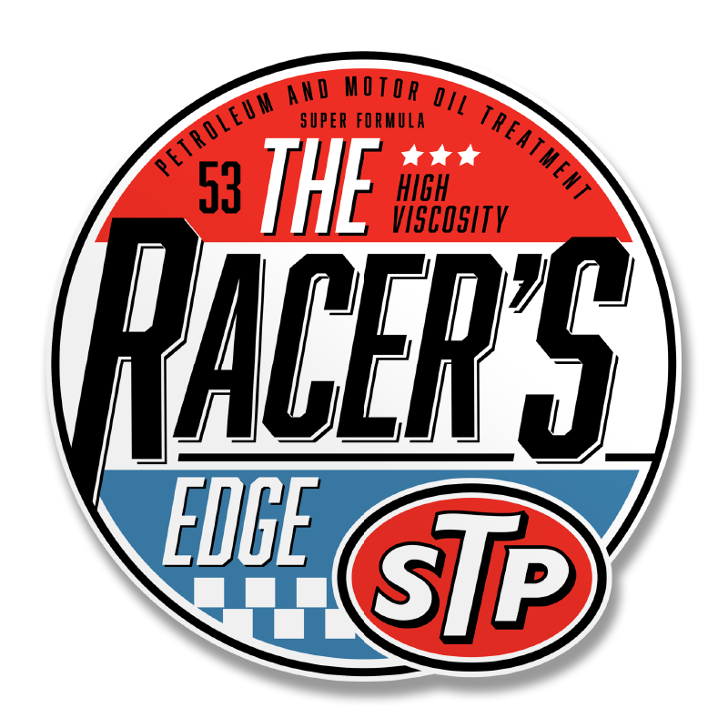 STP - The Racer's Edge Sticker – Sticker