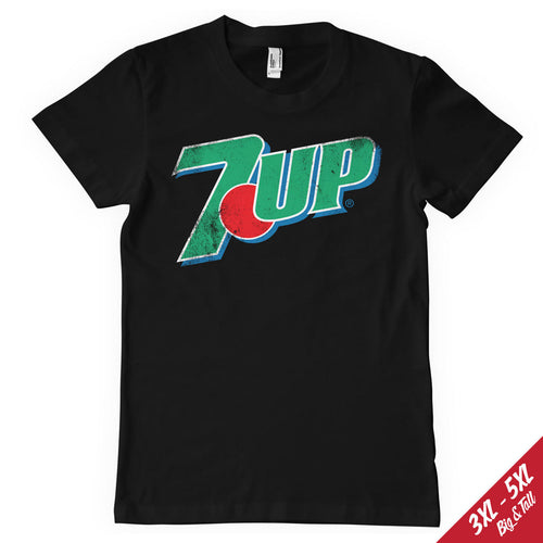 7-UP 80s Washed Logo Big & Tall T-Shirt – T-shirt grande taille