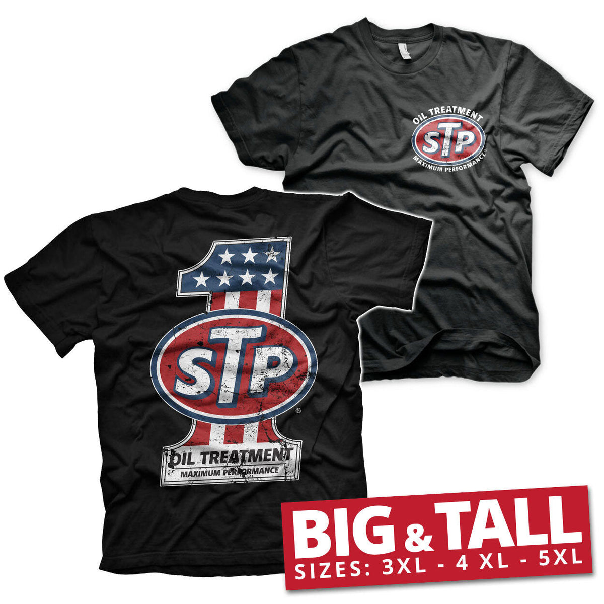 STP American No. 1 Big & Tall T-Shirt – T-shirt grande taille