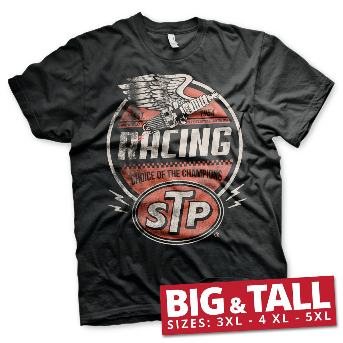 STP Vintage Racing Big & Tall T-Shirt – T-shirt grande taille