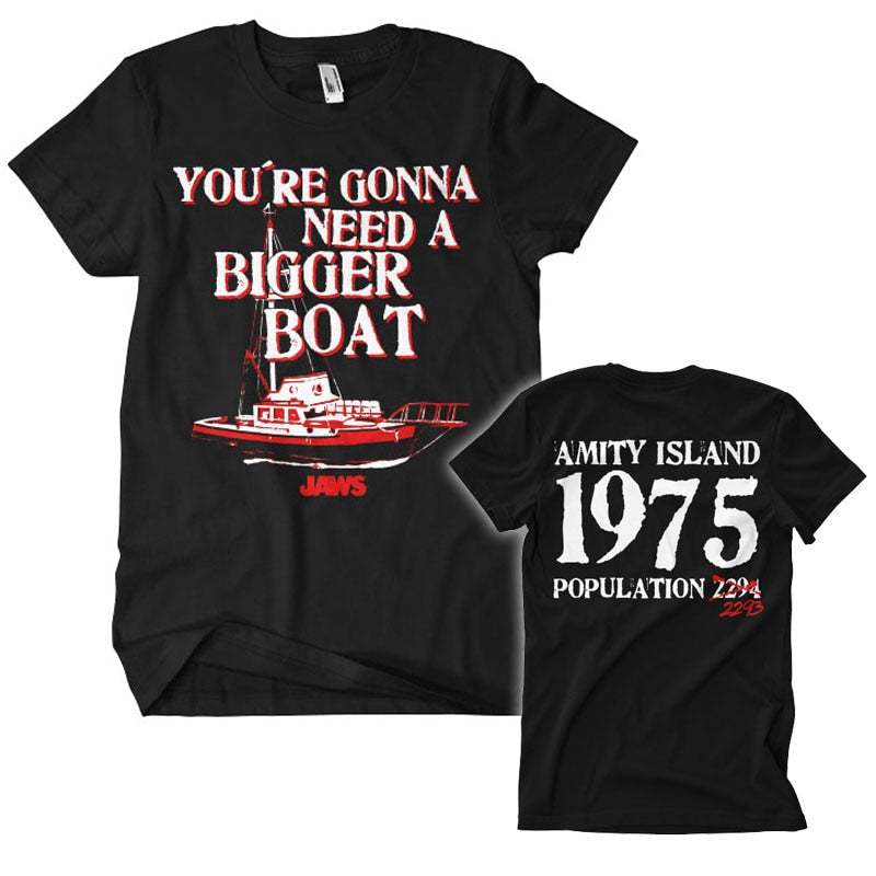 Jaws (Les Dents de la mer) - Bigger Boat T-Shirt – T-shirt