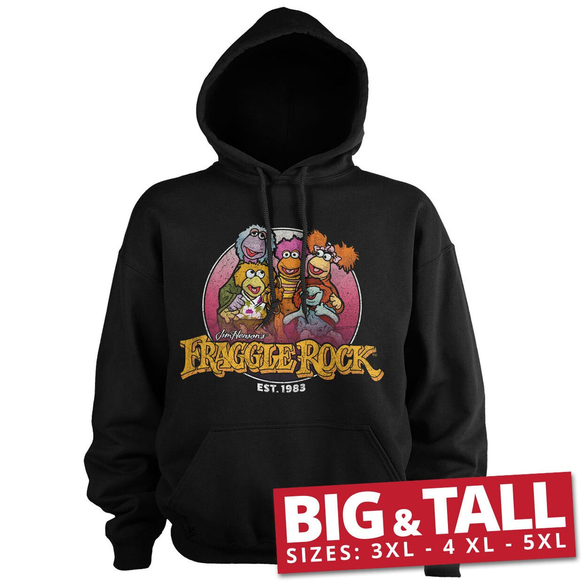 Fraggle Rock - Since 1983 Big & Tall Hoodie – Sweat à capuche grande taille