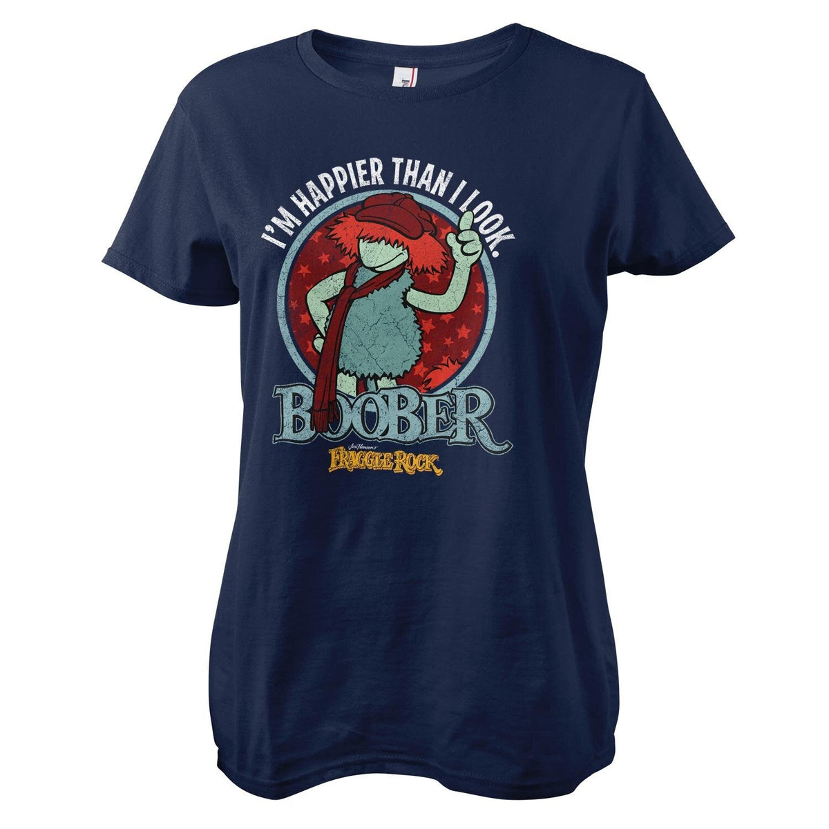 Boober - Happier Than I Look Girly Tee – T-shirt femme