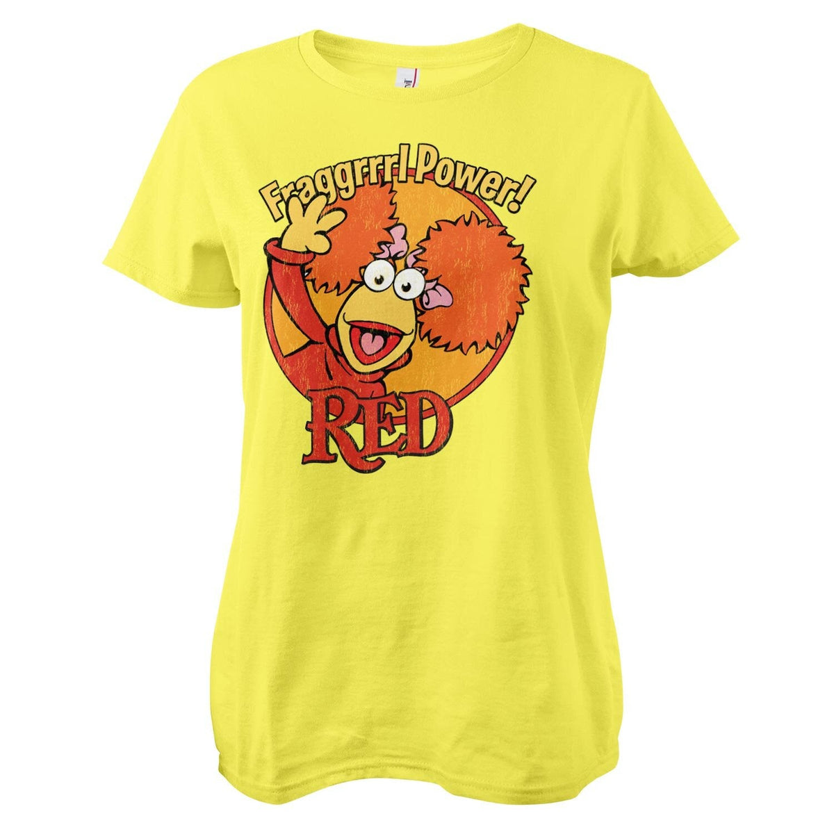 Red - Fragggrrrl Power Girly Tee – T-shirt femme