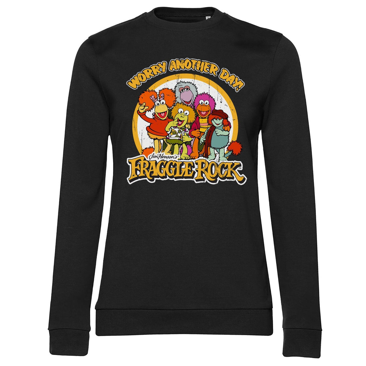 Fraggle Rock - Worry Another Day Girly Sweatshirt – Sweat femme