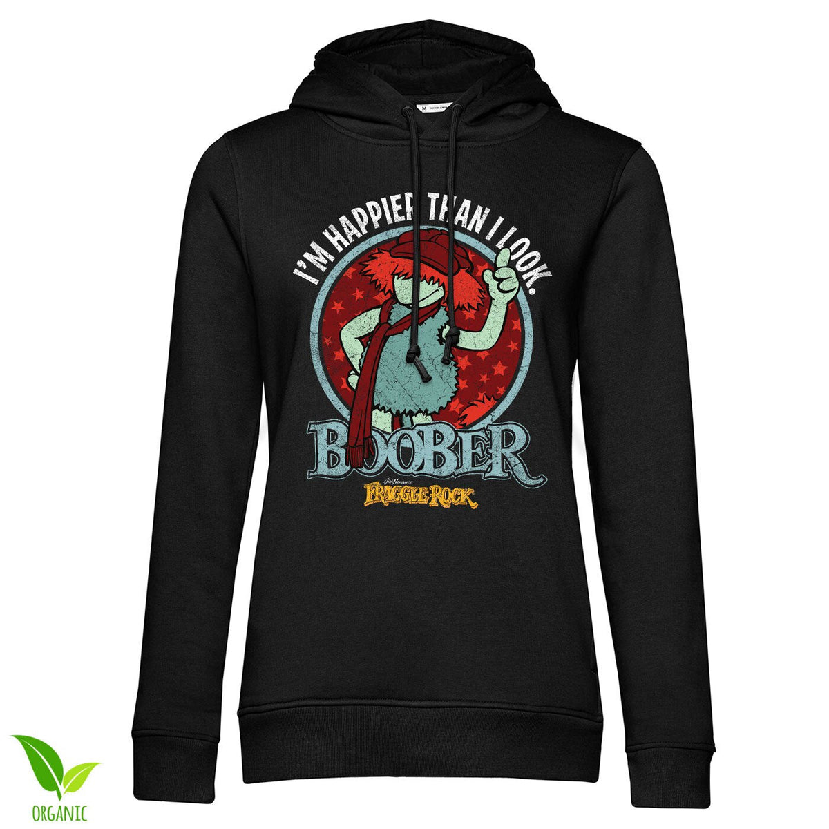 Boober - Happier Than I Look Girls Hoodie – Sweat à capuche femme