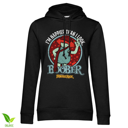 Boober - Happier Than I Look Girls Hoodie – Sweat à capuche femme