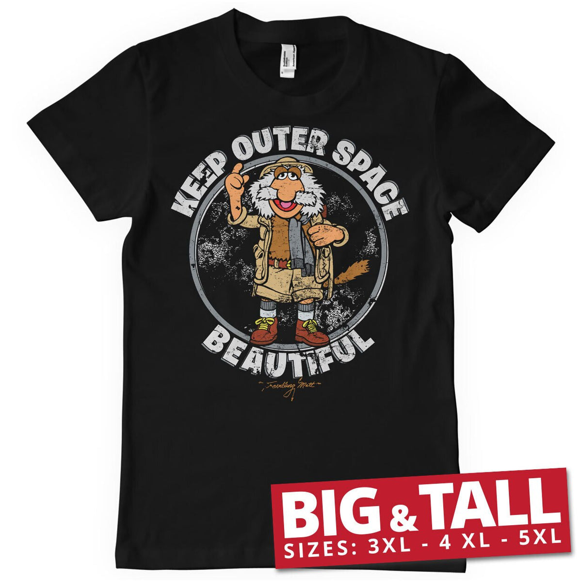Traveling Matt - Make Outer Space Beautiful Big & Tall T-Shirt – T-shirt grande taille