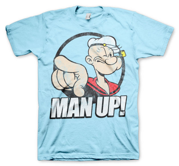 Popeye - Man Up! T-Shirt – T-shirt