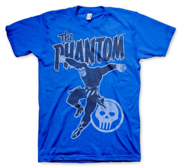 Phantom (Le Fantôme du Bengale) Jump Distressed T-Shirt – T-shirt