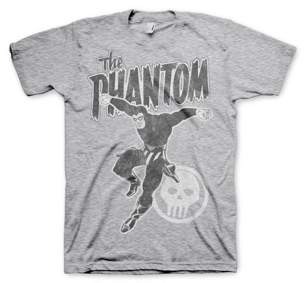 Phantom (Le Fantôme du Bengale) Jump Distressed T-Shirt – T-shirt