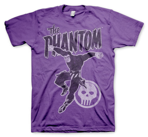 Phantom (Le Fantôme du Bengale) Jump Distressed T-Shirt – T-shirt
