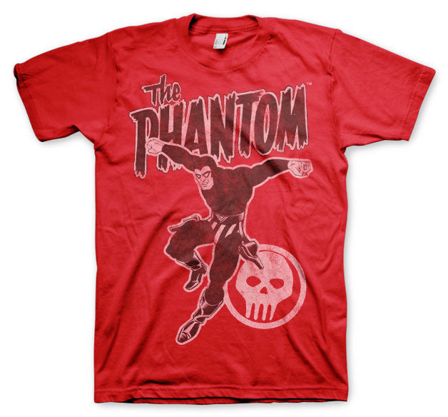 Phantom (Le Fantôme du Bengale) Jump Distressed T-Shirt – T-shirt