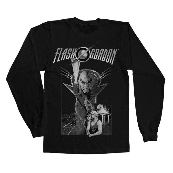 Flash Gordon Vintage Poster Long Sleeve Tee – T-shirt manches longues