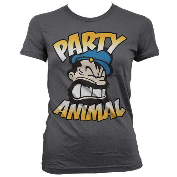 Brutos - Party Animal Girly T-Shirt – T-shirt femme