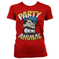 Brutos - Party Animal Girly T-Shirt – T-shirt femme