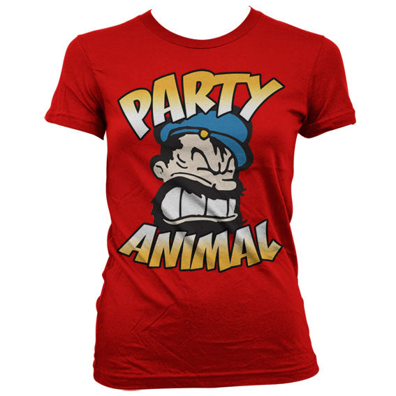 Brutos - Party Animal Girly T-Shirt – T-shirt femme