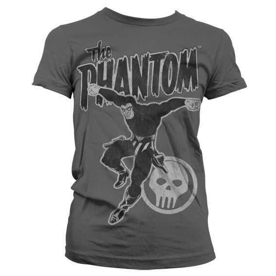 Phantom (Le Fantôme du Bengale) Jump Distressed Girly T-Shirt – T-shirt femme