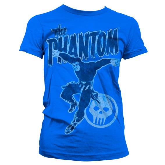 Phantom (Le Fantôme du Bengale) Jump Distressed Girly T-Shirt – T-shirt femme