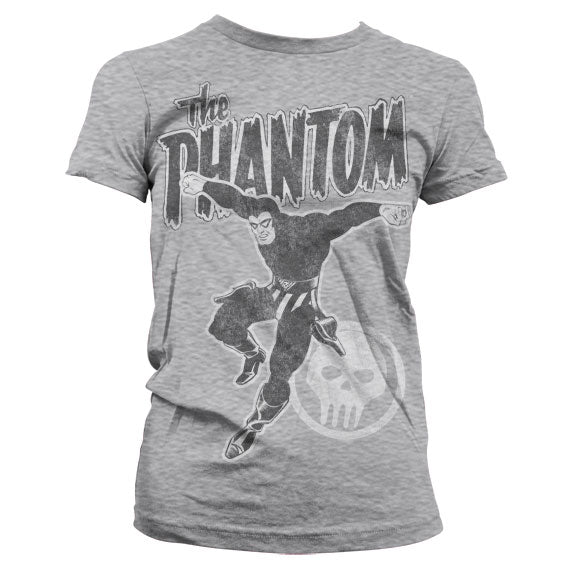 Phantom (Le Fantôme du Bengale) Jump Distressed Girly T-Shirt – T-shirt femme