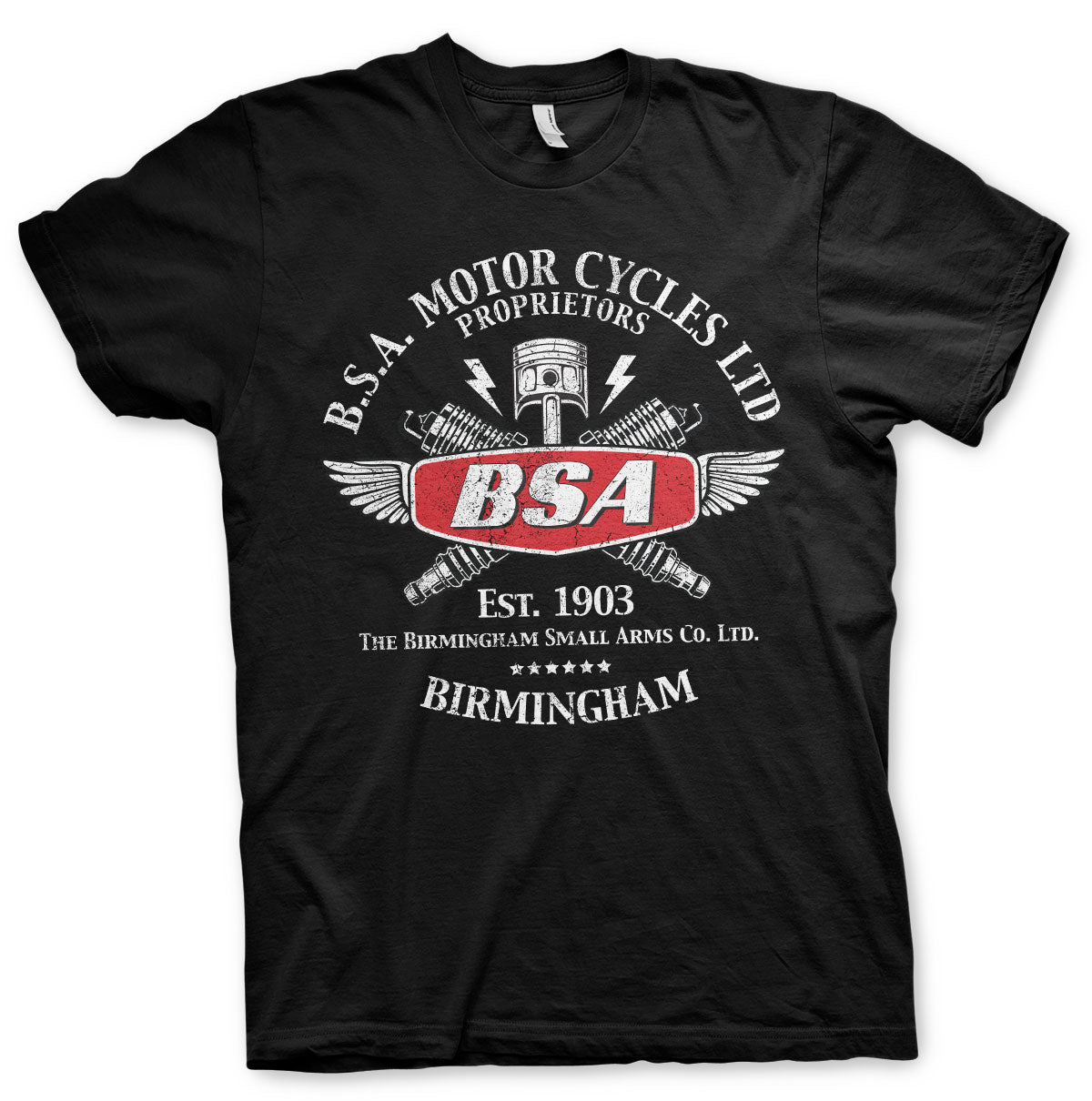 B.S.A. Motor Cycles Sparks T-Shirt – T-shirt